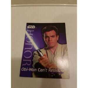 Star Wars Episode 1 Obi-Wan Can't Resist Lay's Potato Chip Contest Peel Card 10